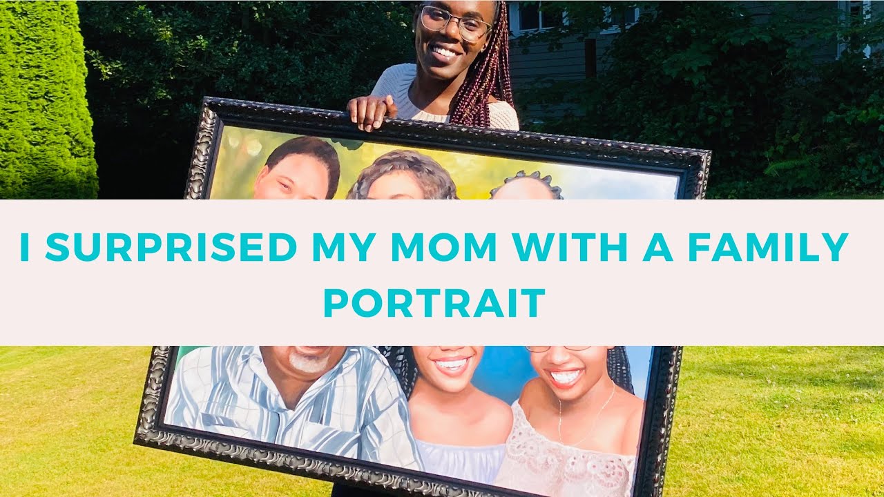 ‼️ #PAINTYOURLIFE || I SURPRISED MY MOM WITH A FAMILY PORTRAIT | SEIN LETEMA ‼️