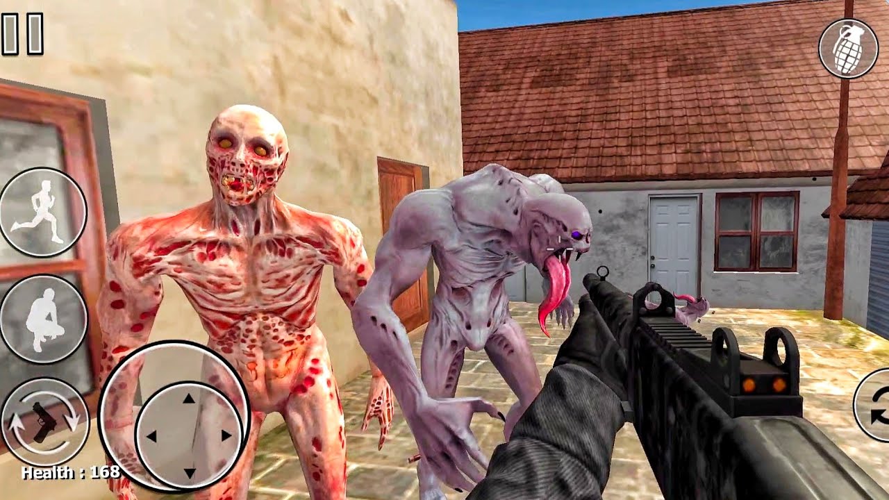 Zombie Monsters 7 Gun strike _ New Weapon