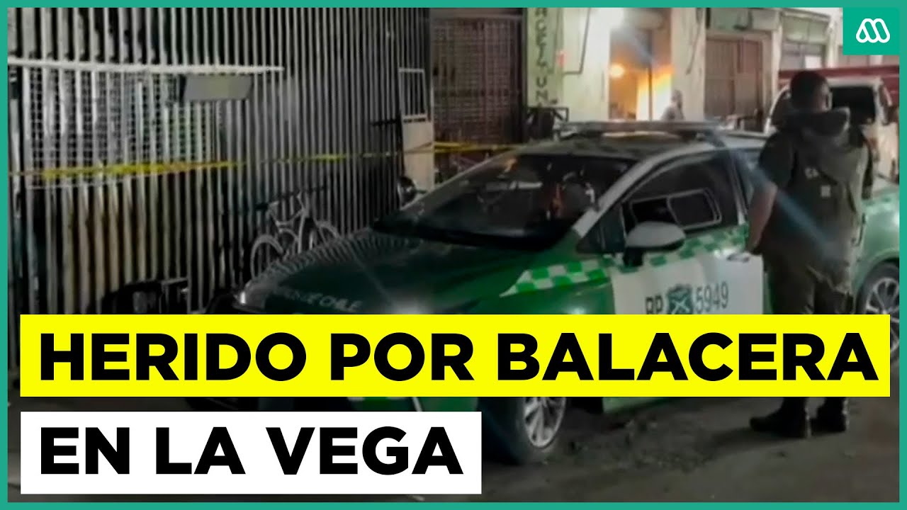 Balacera en la Vega Central termina con un hombre lesionado: tuvo que ser asistido por carabineros