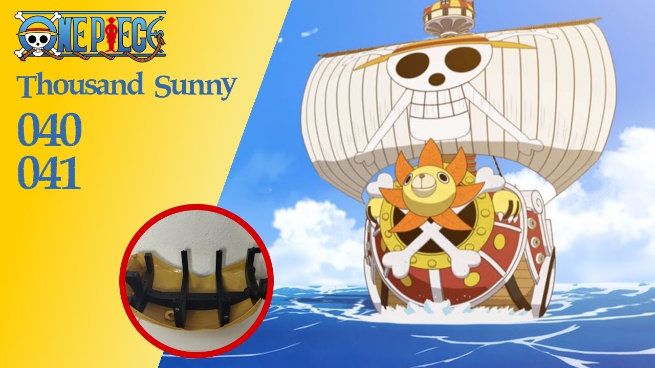 One Piece: Le Thousand Sunny #037, #038 et #039  - La coque et la quille | @hachettecollections6087​