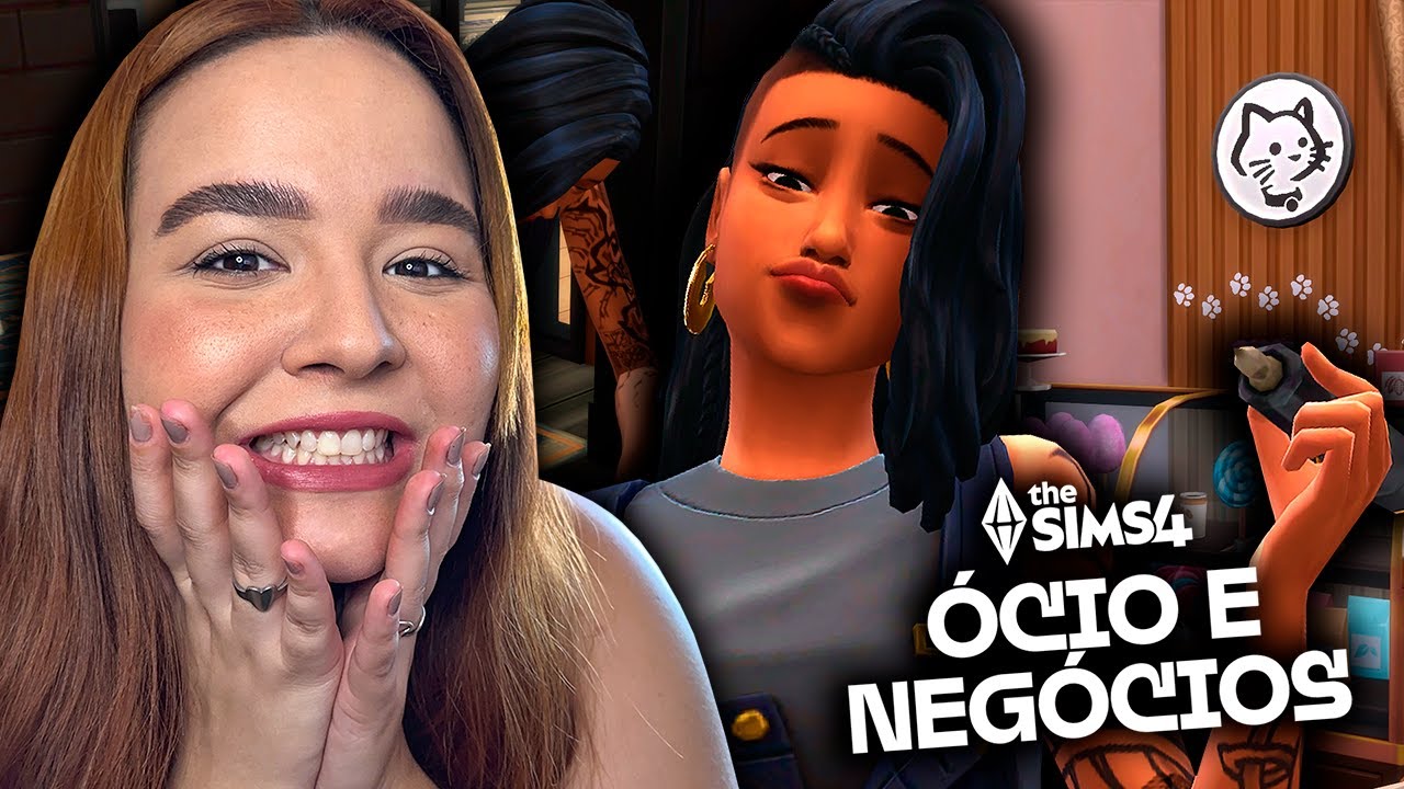 JOGUEI MUITO COM A NOVA EXPANSÃO DO THE SIMS 4: Ócio e Negócios | Jogabilidade Completa