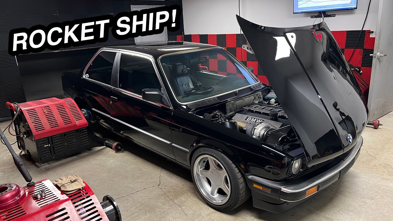 Кованый турбодвигатель M50 E30 развивает мощность 650 Вт/л.с.!!