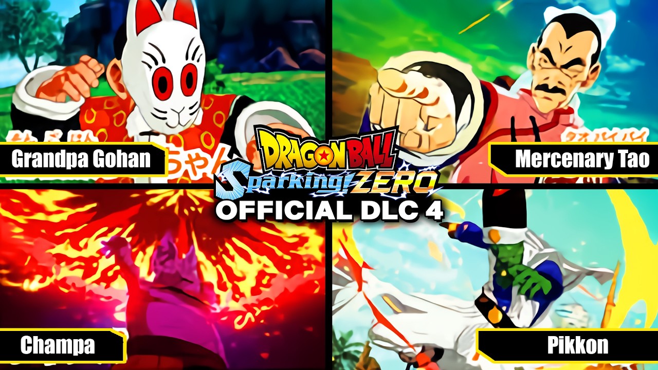 DRAGON BALL: Sparking! ZERO – New DLC 4 Official Characters Reveal & Gameplay Screenshots!