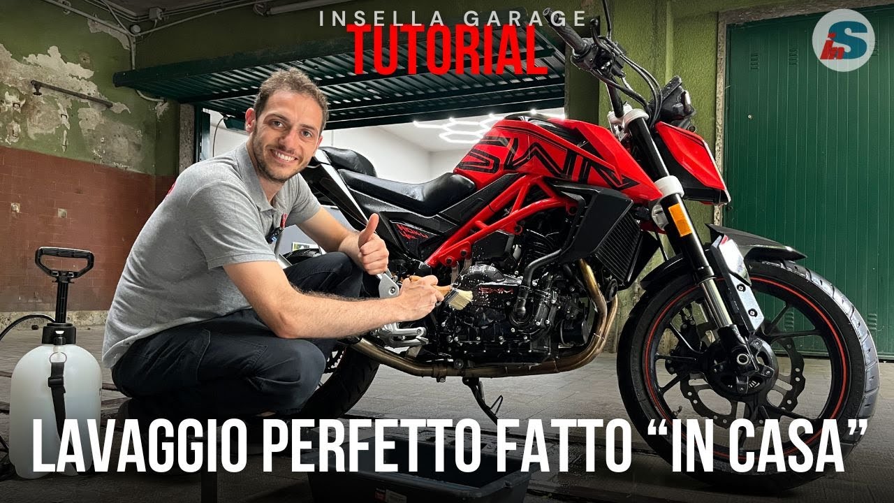 Tutorial: lavare la moto con i prodotti di casa: pulizia perfetta a basso costo!