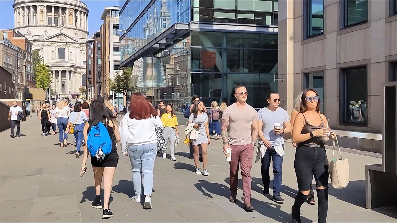 LIVELY LONDON WALK - Southwark Station to St Paul’s Cathedral via Millennium Bridge
