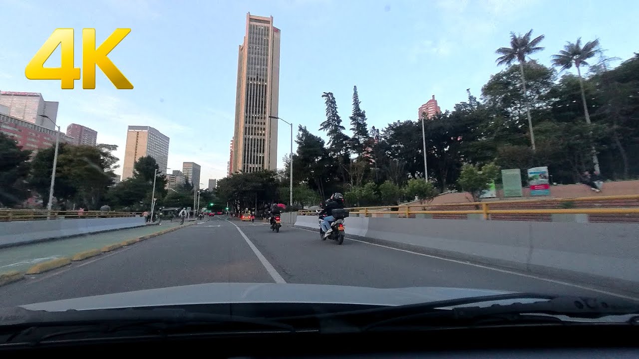 Driving Through Bogotá in 4K 🇨🇴 | Daytime City Drive | No Talking