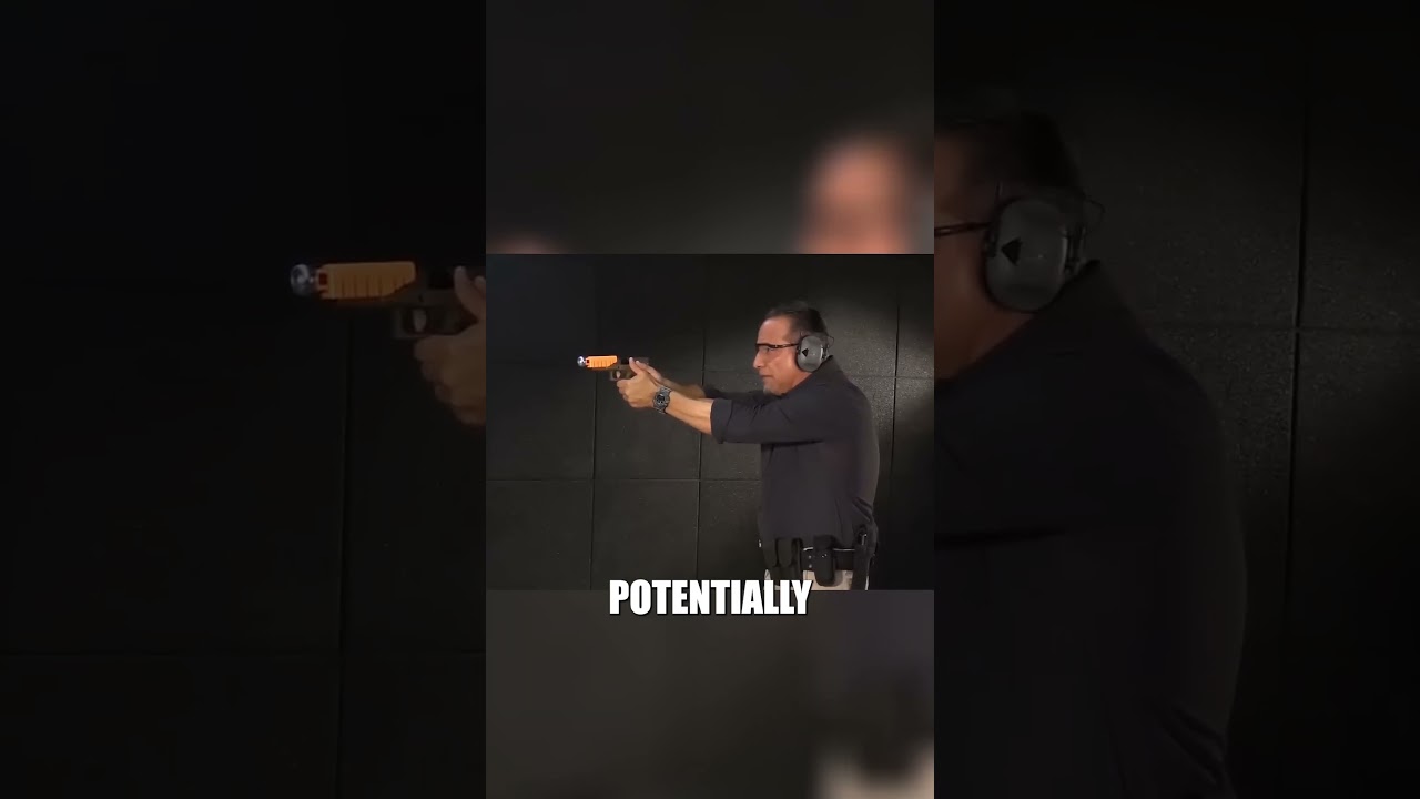 Less Lethal Gun Attachments for Police 🚔⚡ #LawEnforcement #Safety #Innovation #PoliceGear #shorts