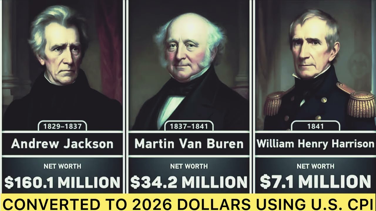 US Presidents Net Worth Timeline (1789–2025)| Who Was the Richest? 