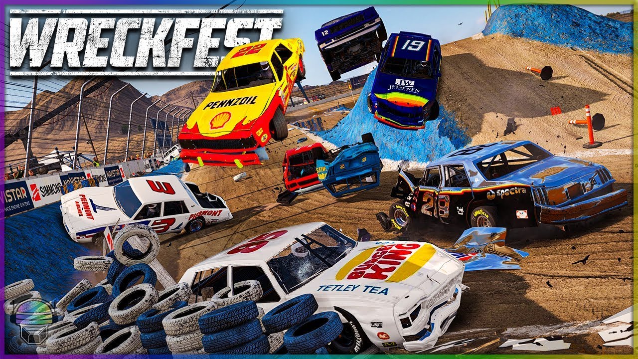 ЛЕГЕНДЫ NASCAR, ГРЯЗНАЯ ГОЛОВОЛОМКА! | Wreckfest