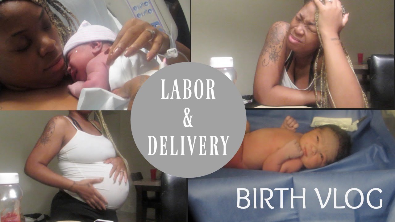 NATURAL LABOR AND DELIVERY VLOG | 38 WEEKS!!