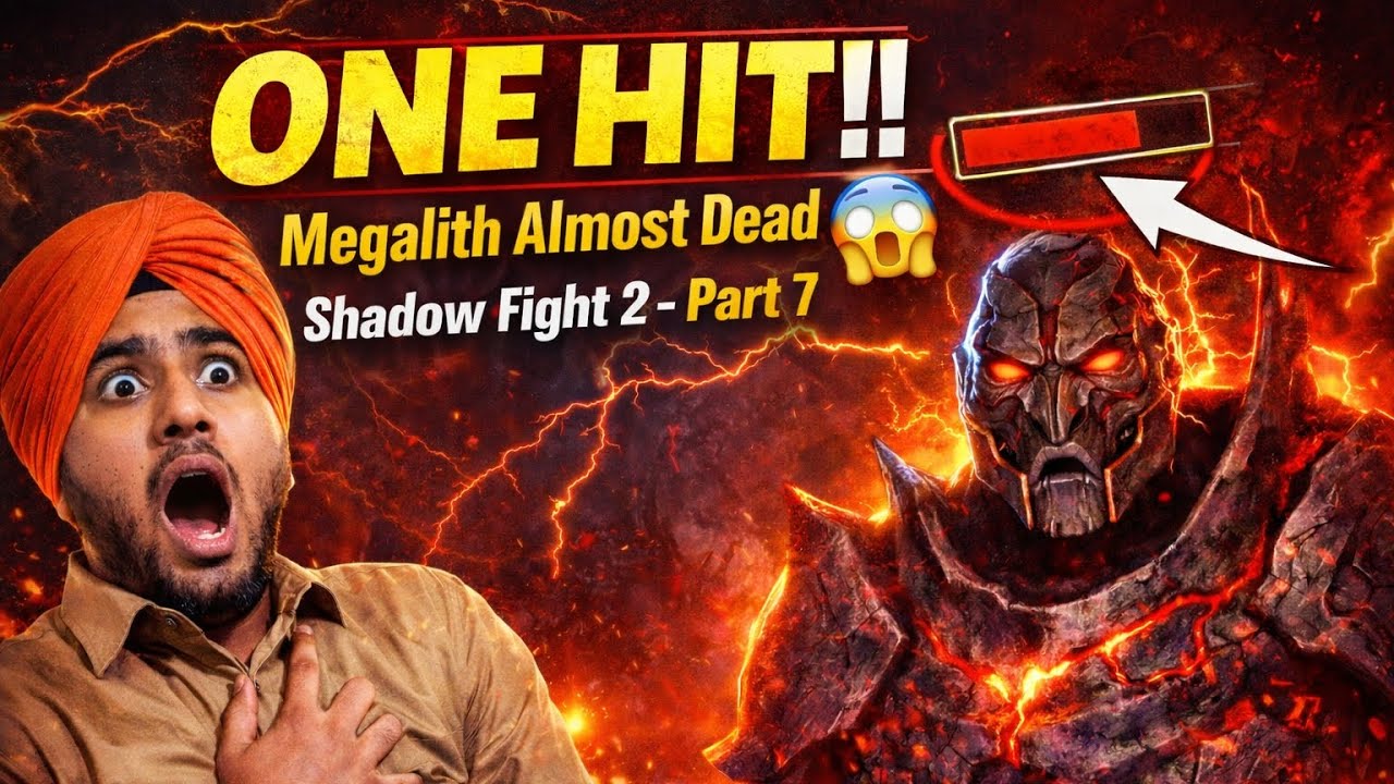MEGALITH WAS ONE HIT FROM DEATH… 😈🔥 | Deadliest Fight Ever | Shadow Fight 2
