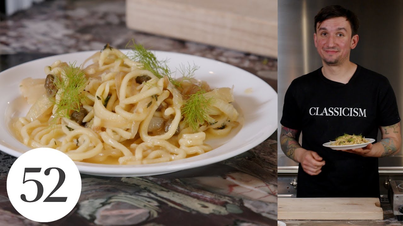 How to Make Vegan Fennel, Shallot & Caper Pasta | At Home With Us