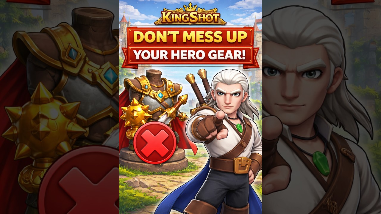 Kingshot! Dont Mess Up Your Hero Gear 🛑!