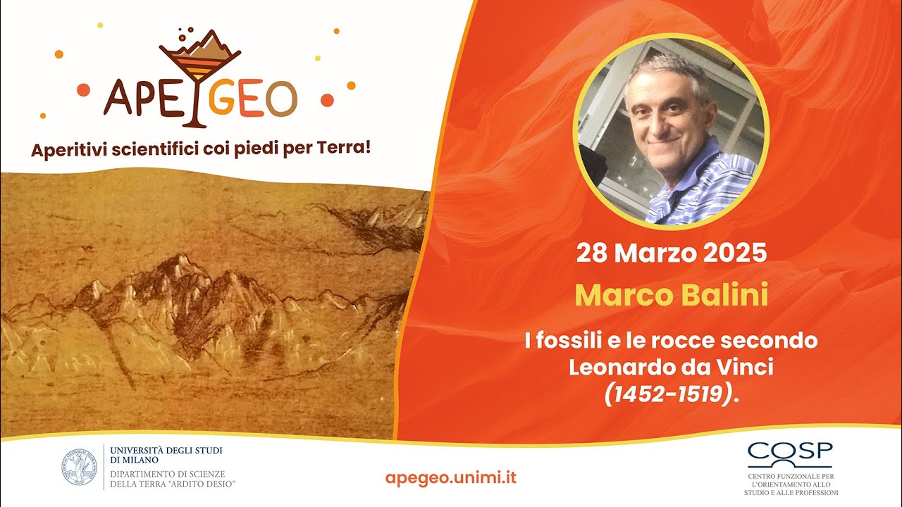 28/03/2025 - Marco Balini - I fossili e le rocce secondo Leonardo da Vinci