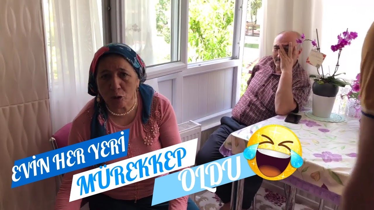 UÇAN MÜREKKEP ŞAKASI YAPTIM