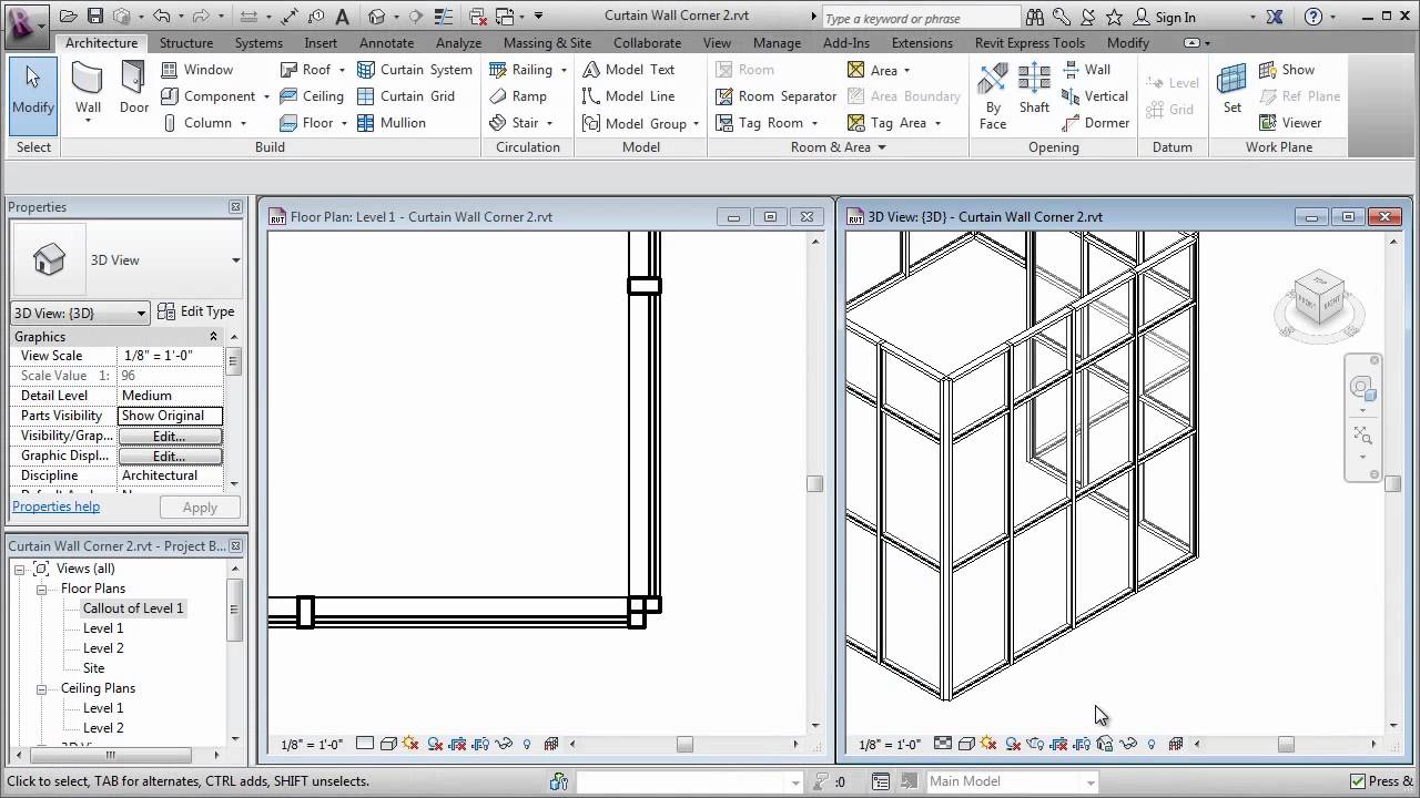 Curtain Wall Corner Mullions