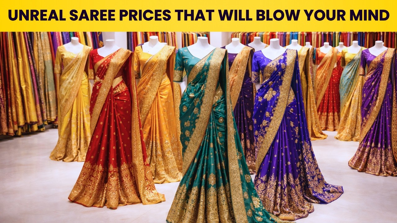 Unreal Saree Prices That Will Blow Your Mind | Silk Saree Manufacturers In Surat | saree wholesale