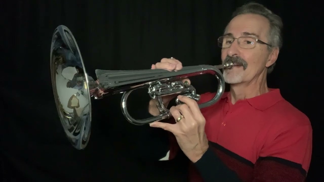 1970s F.E.Olds & Son Ultratone BU-06 Piston/Rotary Valve Mellophone Bugle in the key of G.