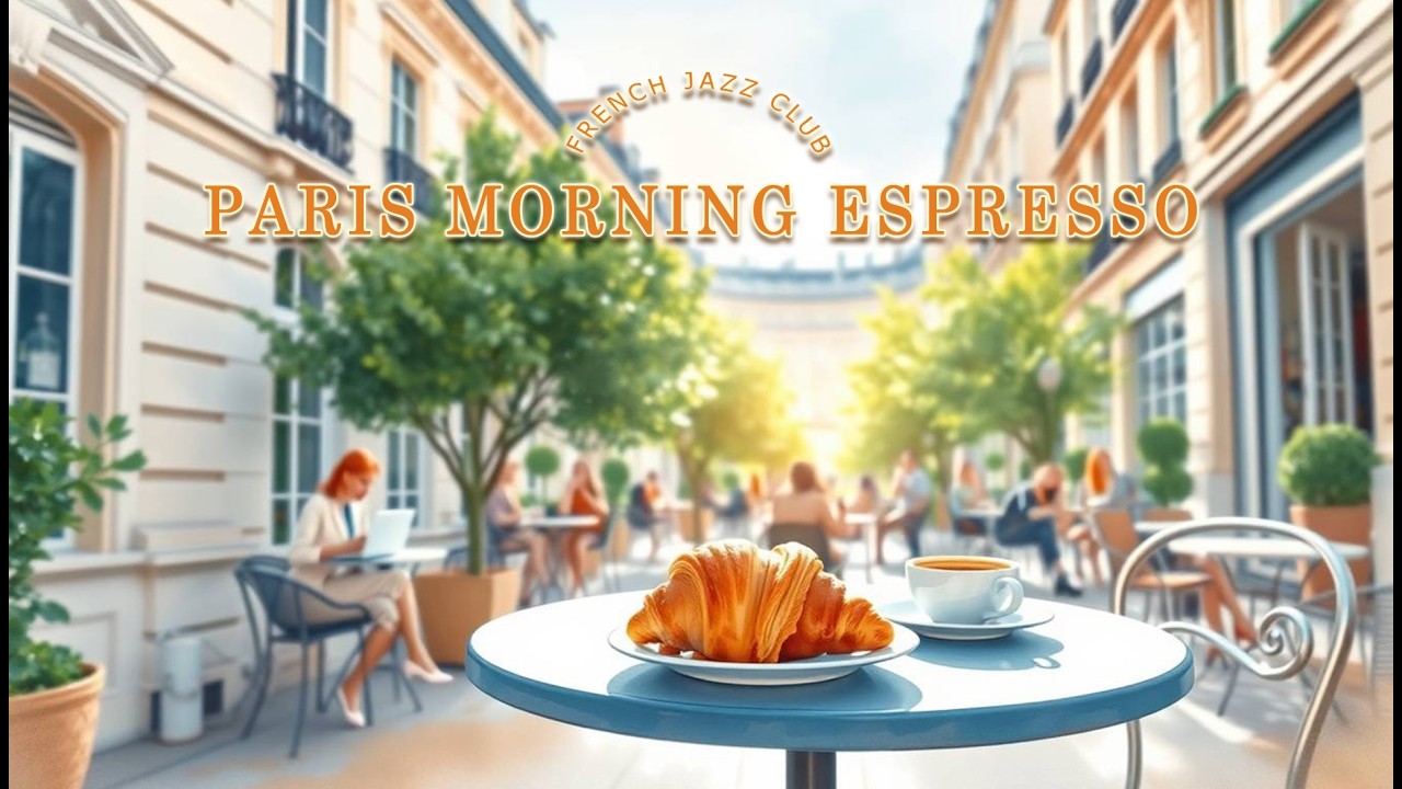 Paris Morning Espresso ☀️☕ French Jazz Café Music for Work & Study