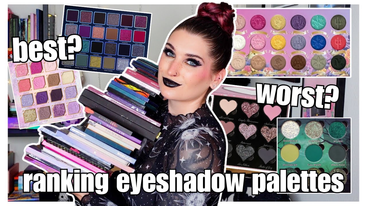 ranking ALL of the palettes i've tried so far this year!