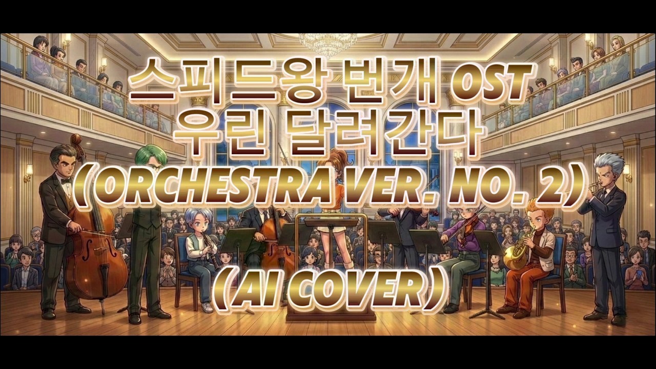 스피드왕 번개 OST - 우린 달려간다 (Orchestra Ver. No. 2) (Instrumental) (AI Cover)