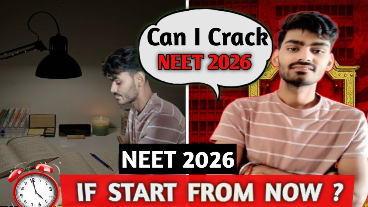 👉It's too Much Late 🕘 l Can i Crack NEET 2026 If I Started Now ?  400 ➡️ 650+ ll boards ll aiims 