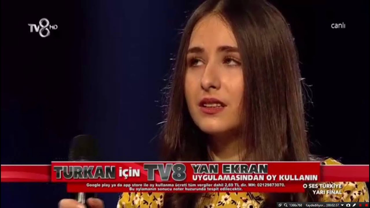 Türkan Kürşad - Hurt / O Ses Turkiye Yarı Final Performansı.