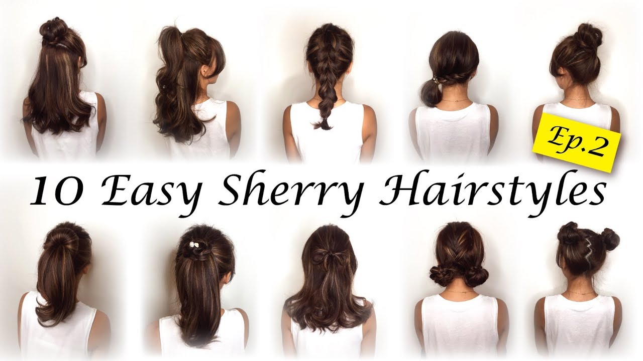 10種簡易快速運動風編髮綁髮造型髮型教學10 Simple Quick and Easy for Hairstyles of sport☆ Sherry Hairstyle