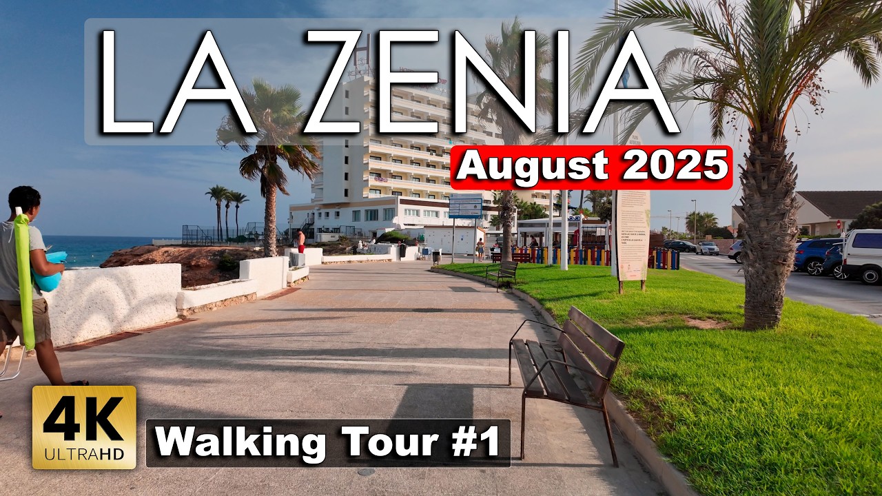 La Zenia Walking Tour | Costa Blanca Spain [4K 60fps] – Part 1 – August 19, 2025