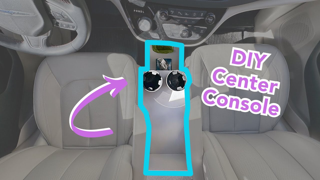 We Made a Custom Center Console for Our Van!