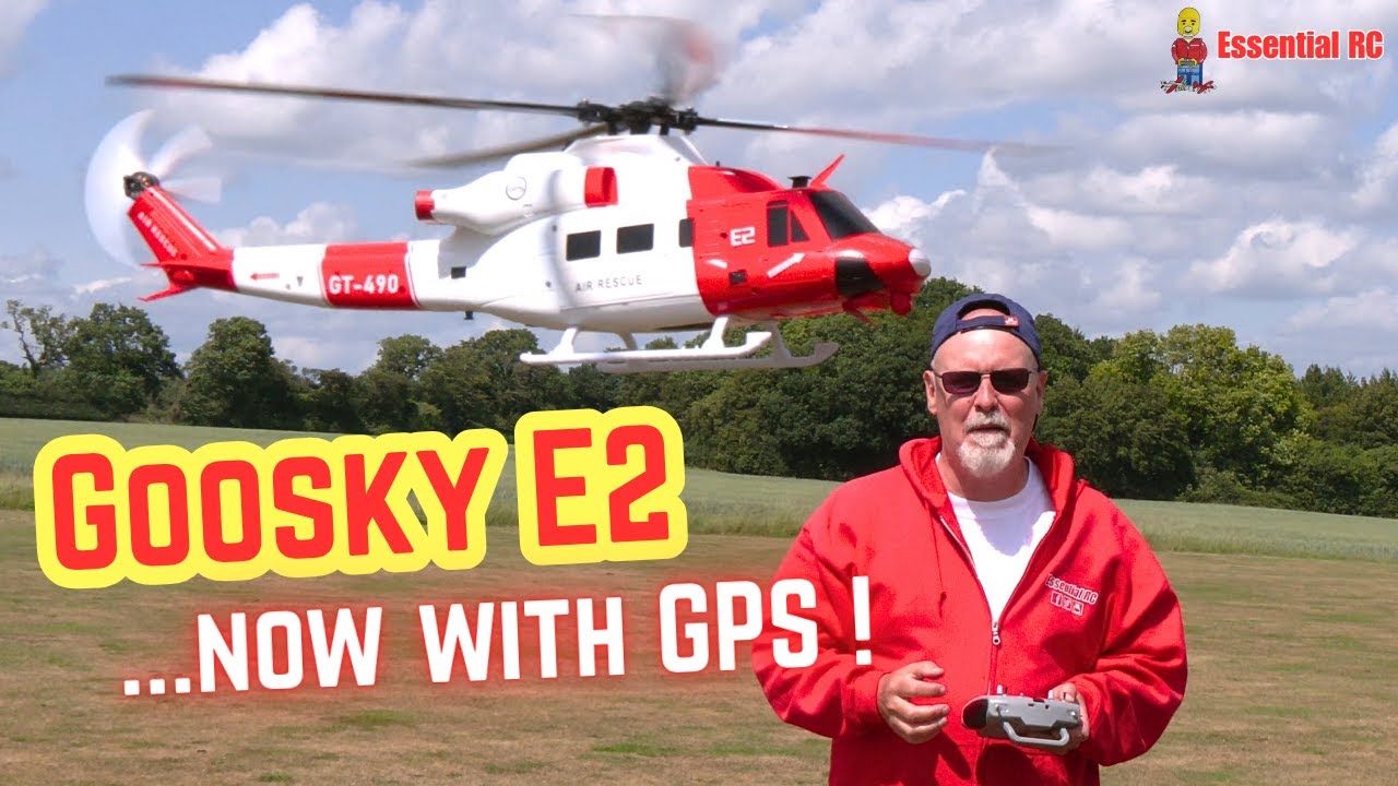 NOW WITH GPS and LIDAR ! Goosky Legend E2 GPS 2.4G 6CH UH-1Y