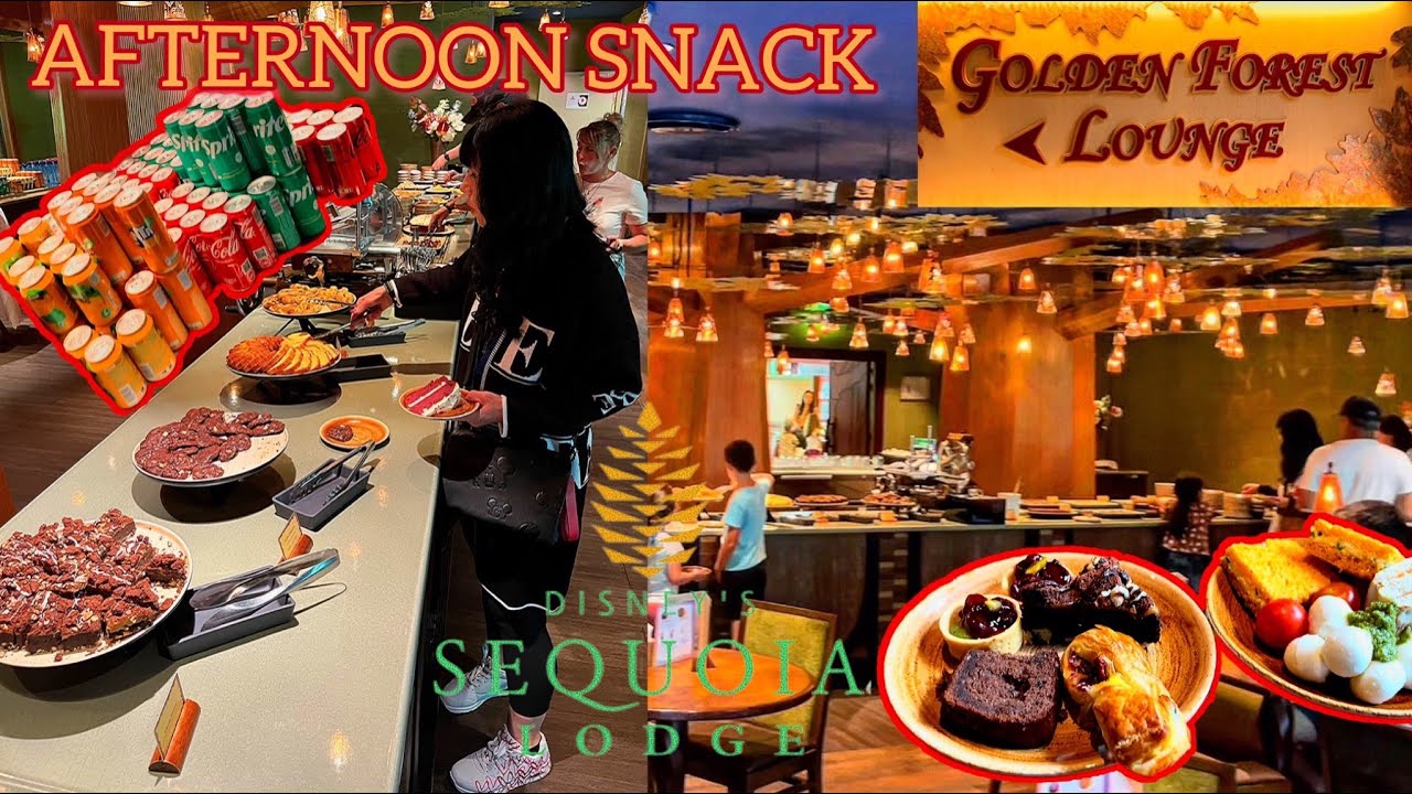 Sequoia Lodge - Golden Forest Lounge | Afternoon Snack | Disneyland Paris