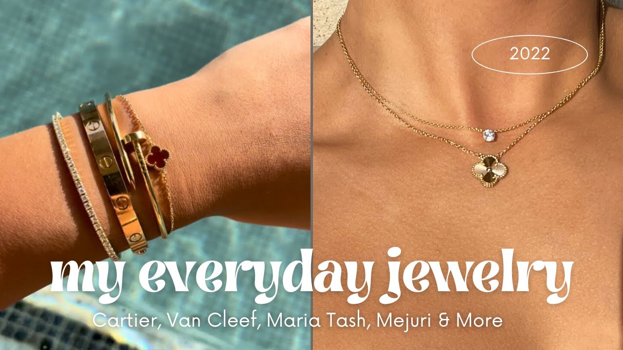 МОИ ПОВСЕДНЕВНЫЕ УКРАШЕНИЯ 2022 | Cartier, Van Cleef, Mejuri, Maria Tash, Catbird | @LEXAIRE