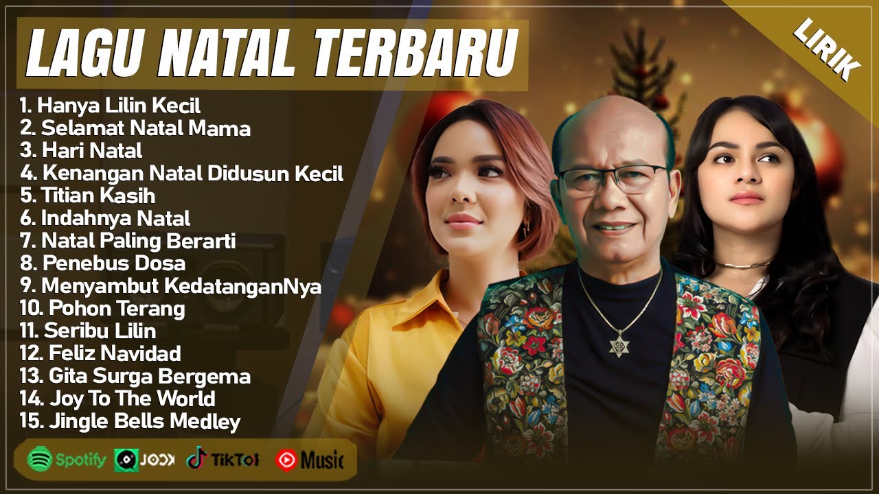 LAGU NATAL TERBARU 2025/2026 (LIRIK) | MITHA TALAHATU, PUTRI SIAGIAN & VICTOR HUTABARAT - HARI NATAL