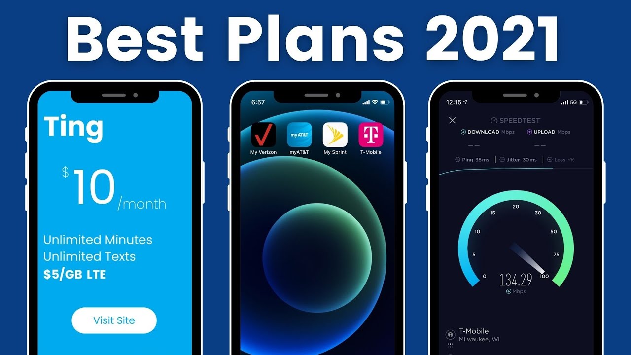 Best Cell Phone Plans 2021!