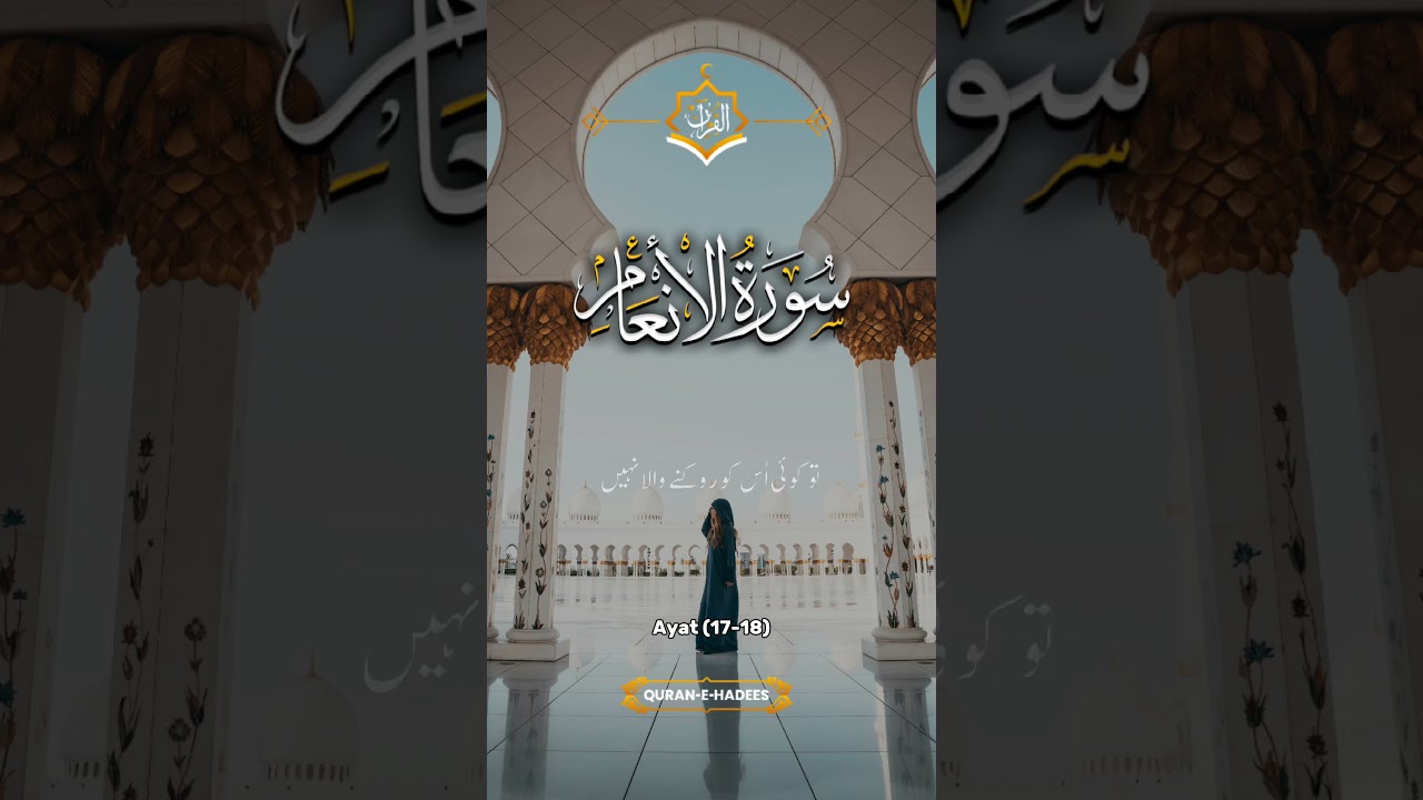 Surah Al-An’am Ayat 17-18 | Heart Touching Quran | اللہ کی قدرت کا حیران کن اعلان | Dhako islami