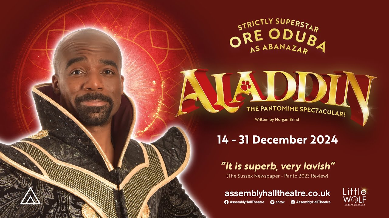 Aladdin at the Assembly Hall Theatre 2024!