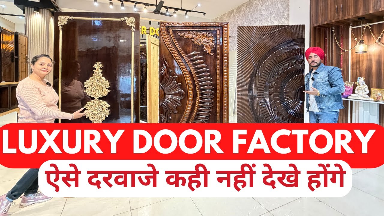 Luxury Sagwan Doors Factory🚪 | Carving Wooden Designer Doors | ऐसे दरवाजे कही नहीं देखे होंगे