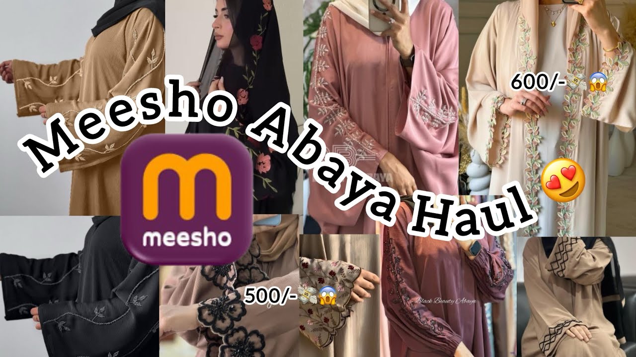 Meesho Viral Abaya Haul Under Rs 800/- 😍😱Cheapest Abaya Haul 💸😍❗️Must Watch❗️@Fauziakhan44 
