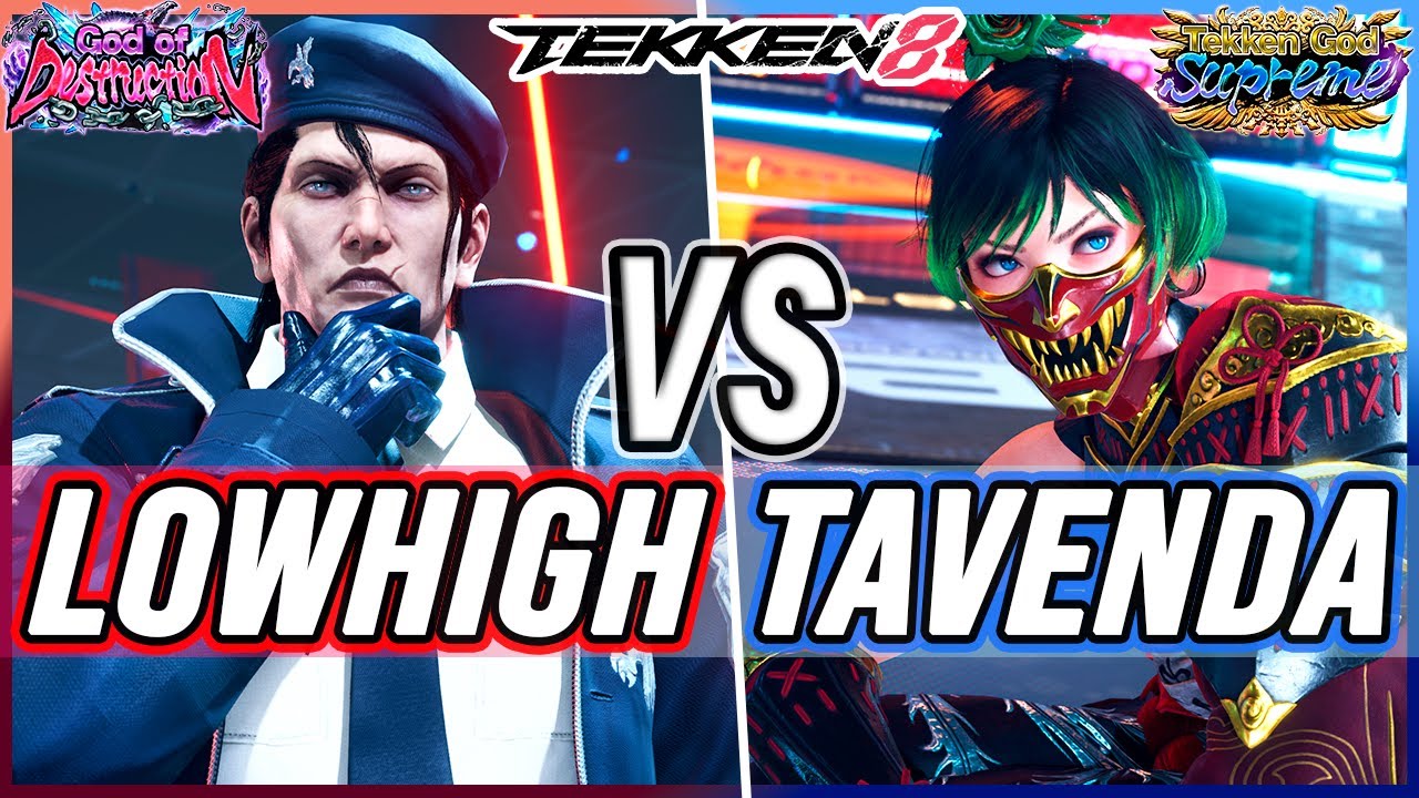 T8 🔥 Lowhigh (Dragunov) vs Tavenda (Reina) 🔥 Tekken 8 High Level Gameplay