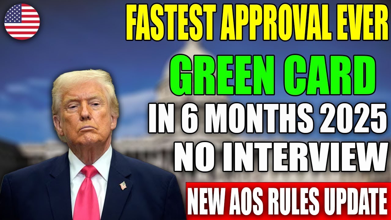 US Green Card Fast Track 2025: Adjustment of Status Without Interview!