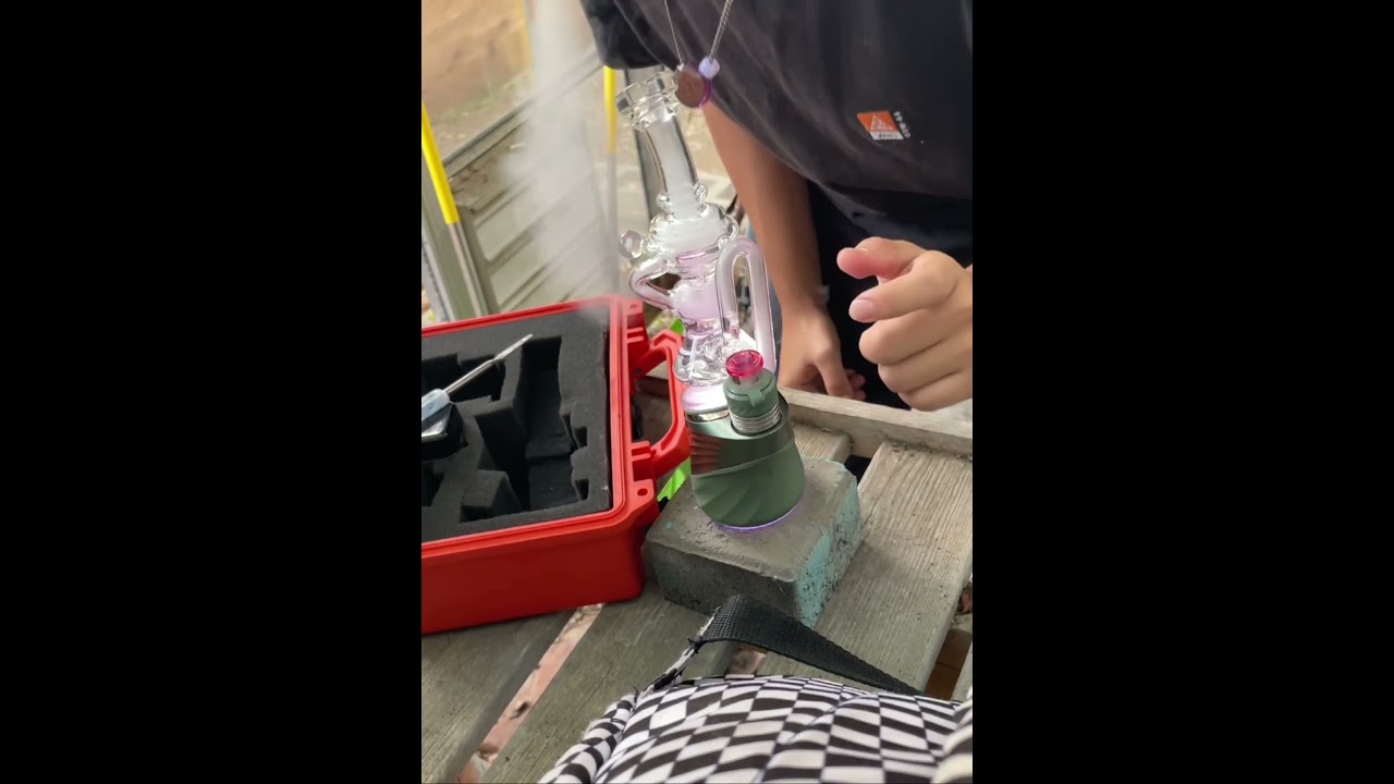 Recycler func! #headyglass #recycler #concentrate #puffcopeakpro #hash