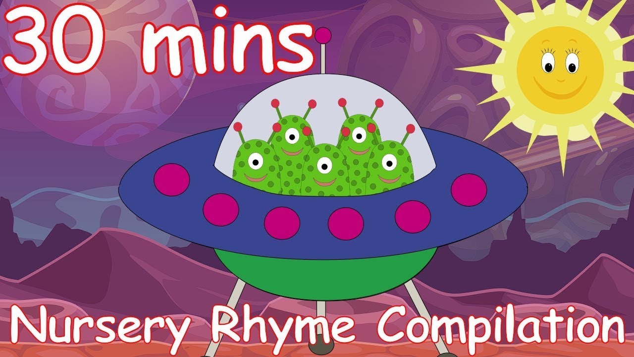 5 Little Men in a Flying Saucer And Lots More Nursery Rhymes! 30 minutes!