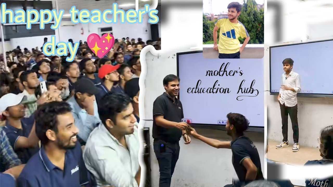 Teacher's day programme in mother's education hub...( The teacher is the light that never goes out.)