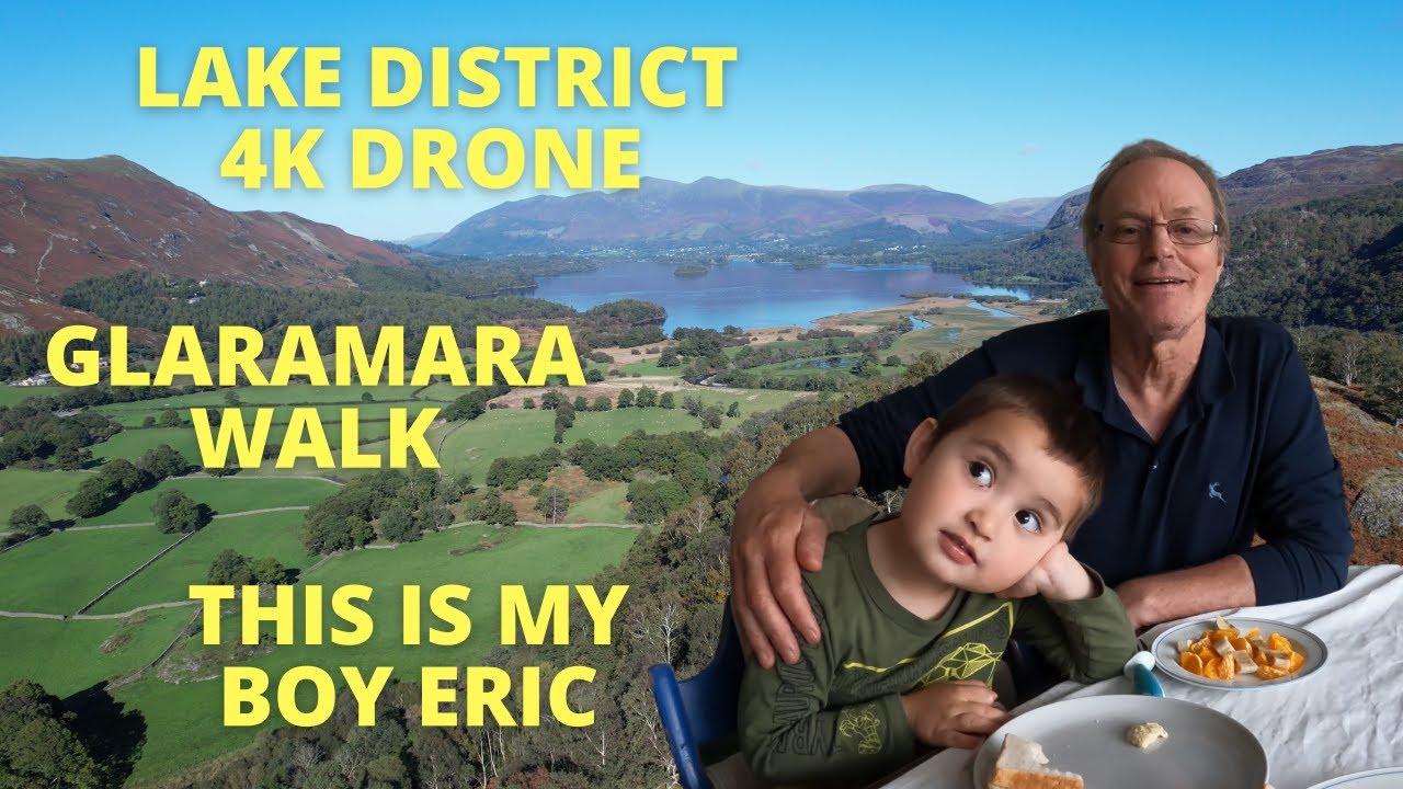 Lake District - England - 4K Drone - Walk up Glaramara