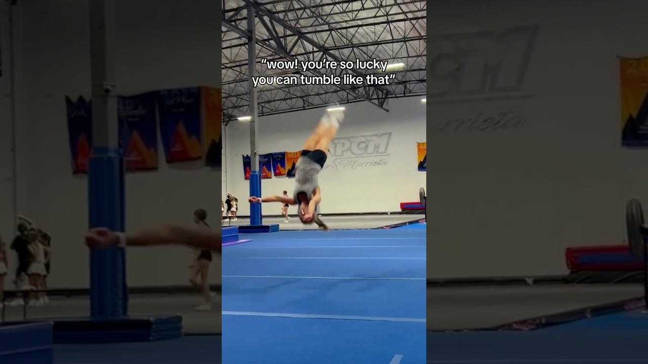 FAIL, FAIL, then fail AGAIN&hellip; until you don&rsquo;t! 😅 #cheerleading #tumbling #gymnastics #flips #fails