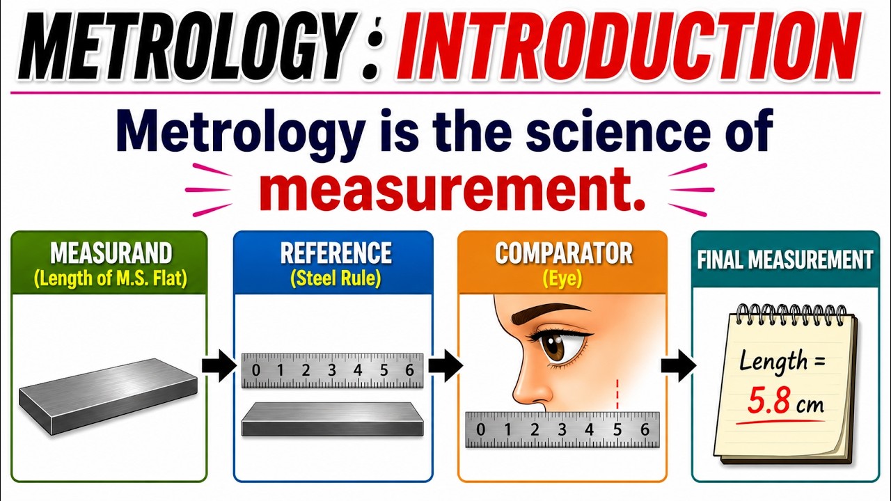 Lec-01: Introduction to Metrology | Complete Basics | GATE Mechanical | SSC JE | RRB JE
