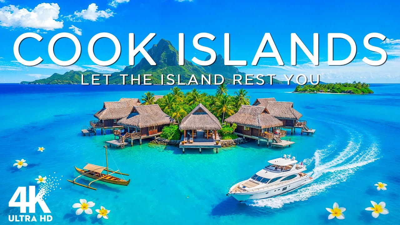 Cook Islands 4K Drone Footage | Pure Pacific Calm & Untouched Island Paradise