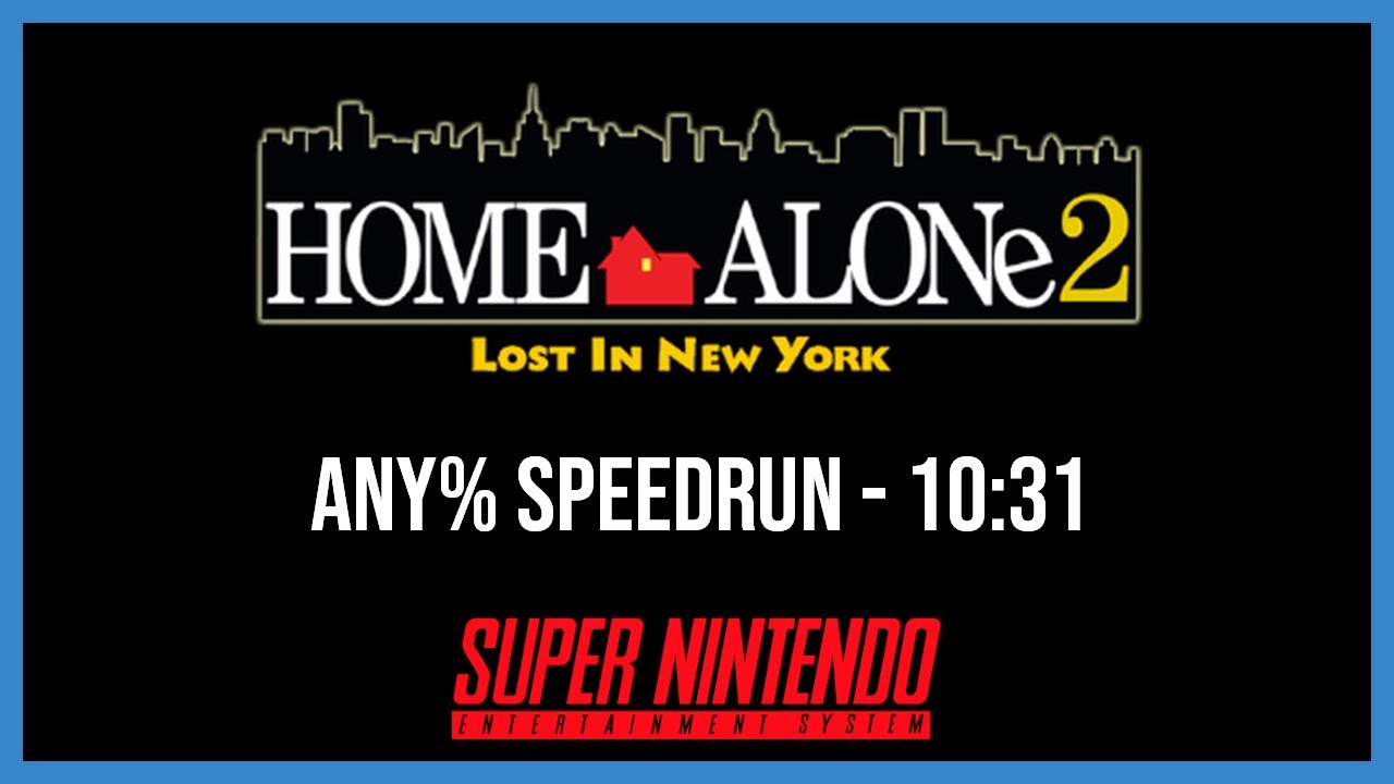 Home Alone 2 (SNES) Any% Speedrun in 10:31