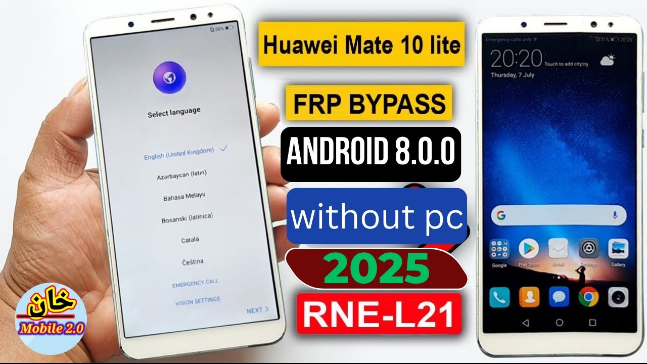 Huawei Mate 10 lite frp bypass RNE-L21 how to Huawei Mate 10 Lite Account remove without pc 2025 t